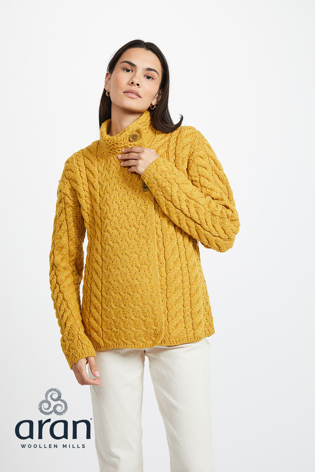 Aran Woollen Mills Cable Sweater