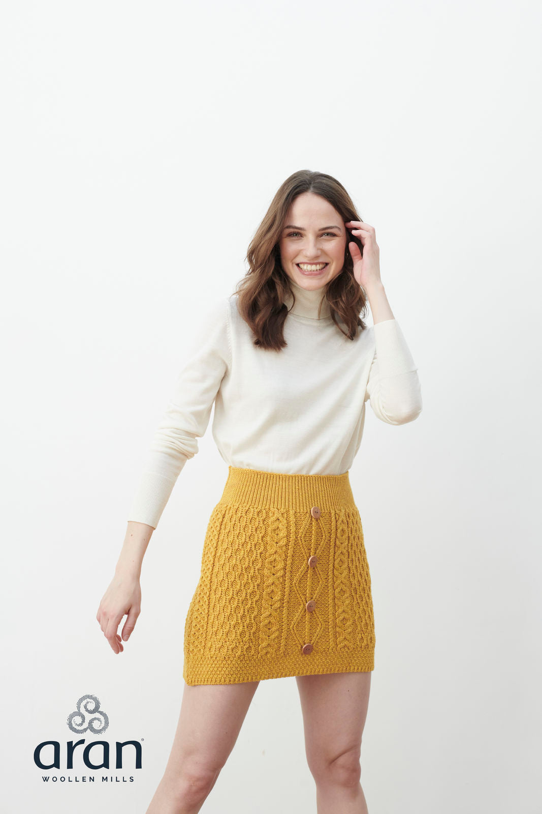 Long merino wool skirt sales