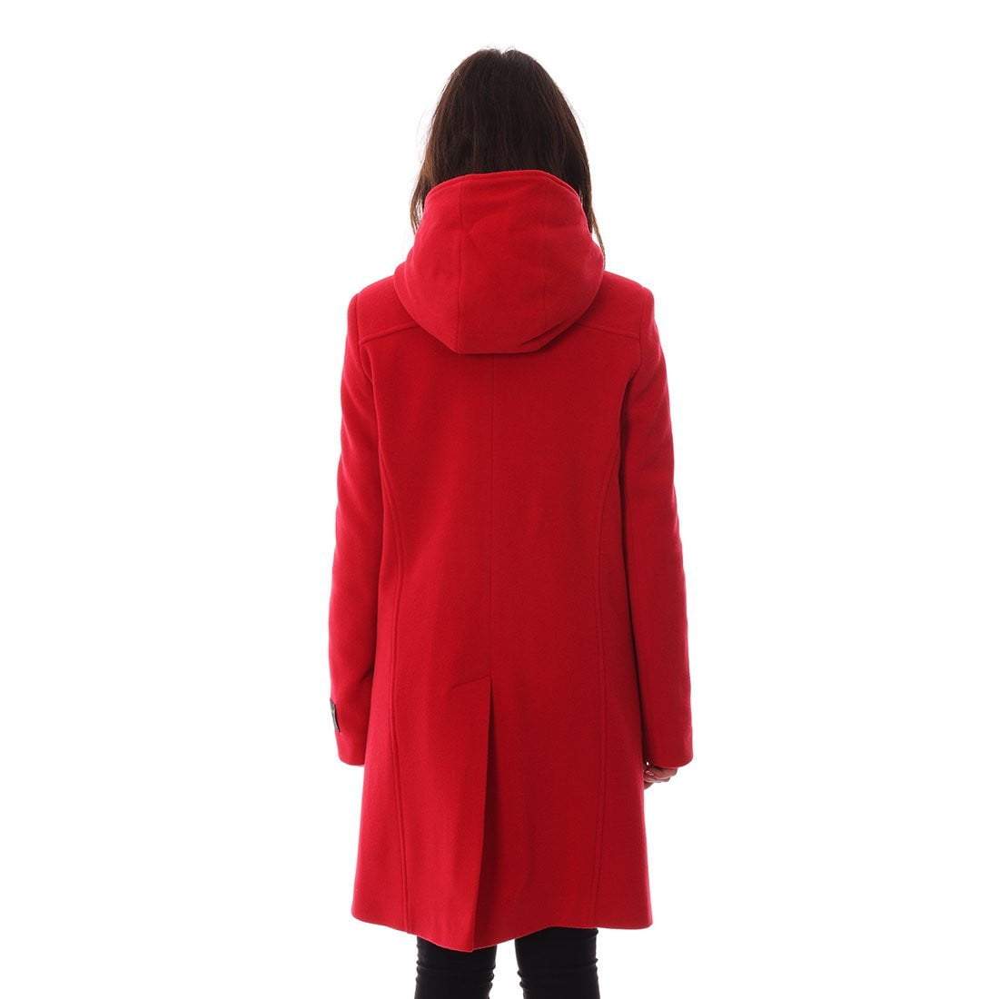 Women&#39;s Cashmere Duffle Coat in Red