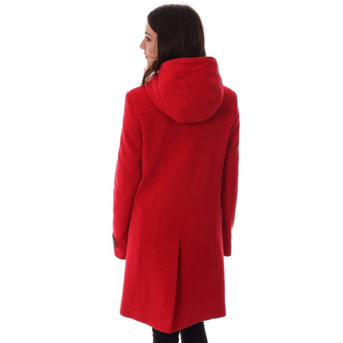 Women&#39;s Cashmere Duffle Coat in Red